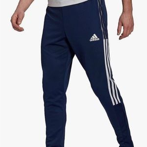 Adidas Men's Small Tiro 21 Track Pants Navy Blue